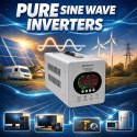 UPS Qoltec 50451 Pure Sine Wave 1000VA/720W Przetwornica 12/230V z AVR | LCD | LiFePO4 AGM GEL