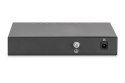 Digitus 8-portowy przełącznik gigabitowy, desktop, niezarządzalny, metalowa obudowa