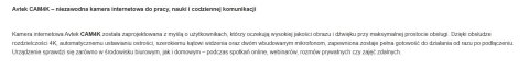 Kamera internetowa Avtek CAM4K