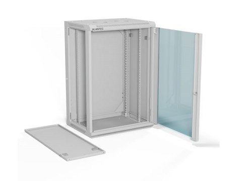 ALANTEC Szafa wisząca 19" 18U 600x450, kolor szary
