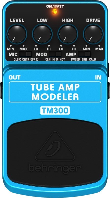 Behringer TM300 pedał z efektami Czarny, Niebieski