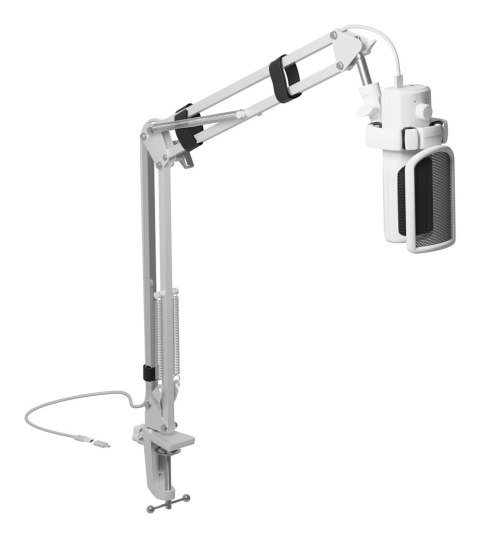 GENESIS Radium 251 White Biały Mikrofon do konsoli do gier