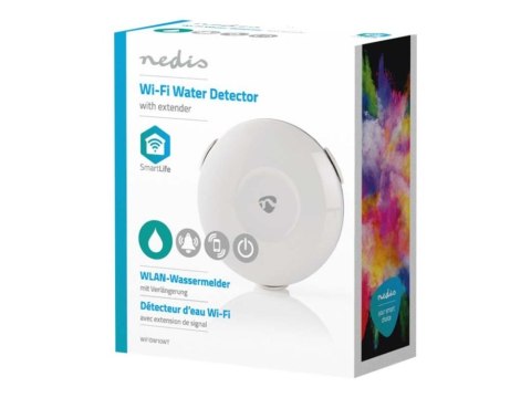 Nedis WIFIDW10WT detektor wody System czujnika i alarmu Przewodowy i Bezprzewodowy
