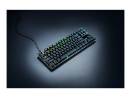 Razer Huntsman V3 Tenkeyless 8 kHz | Klawiatura do gier | Przewodowa | US | Analogowe przełączniki optyczne Razer Gen-2 | Czarna