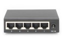 Digitus Przełącznik sieciowy Gigabit, 5-portowy, niezarządzalny