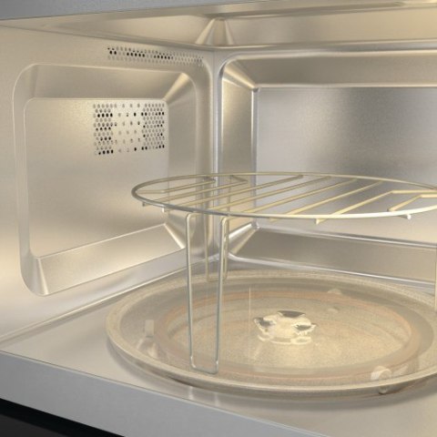 Czarna mikrofalówka Gorenje BM201AG1BG, z grillem, Wbudowana, 20 l, 800 W