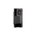 Cooler Master MasterBox E500L MCB-E500L-KA5N-S01 Side window, USB 3.0 x 2, Mic x1, Spk x1, Black/Red, ATX, Power supply included