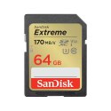Karta SD SANDISK Extreme UHS-I 64GB SDXC SDSDXV2-064G-GNCIN