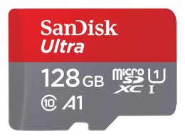 SANDISK ULTRA microSDXC 128GB 140MB/s + SD ADAPTER