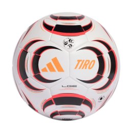 Piłka nożna adidas Tiro League biało-czarno-pomarańczowa KA5263 4