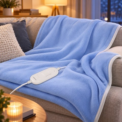 ESPERANZA KOC ELEKTRYCZNY POLAR VELVET NIEBIESKI EHB001