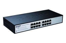 D-Link Switch DES-1100-16 Web Management, Desktop, 10/100 Mbps (RJ-45) ports quantity 16, Power supply type Single