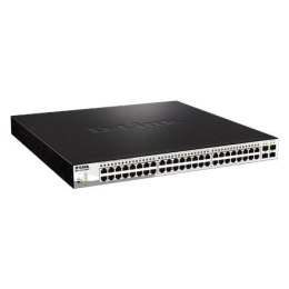 D-Link Switch DGS-1210-52MPP Web Management, Rack mountable, 1 Gbps (RJ-45) ports quantity 48, SFP ports quantity 4, PoE+ ports