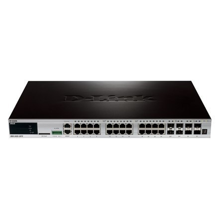 D-Link Switch DGS-3420-28TC Managed L2+, Rack mountable, 1 Gbps (RJ-45) ports quantity 20, SFP+ ports quantity 4, Combo ports qu