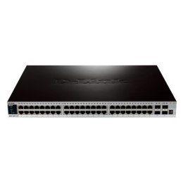 D-Link Switch DGS-3420-52T Managed L2+, Rack mountable, 1 Gbps (RJ-45) ports quantity 48, SFP+ ports quantity 4, Power supply ty