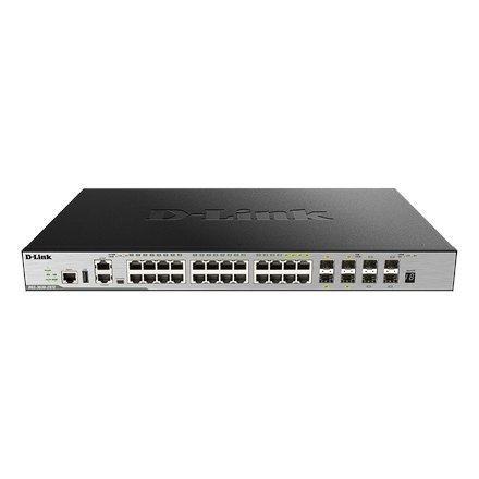 D-Link Switch DGS-3630-28TC Managed L3, Rack mountable, 1 Gbps (RJ-45) ports quantity 20, SFP ports quantity 4, SFP+ ports quant