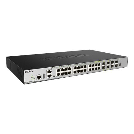 D-Link Switch DGS-3630-28TC Managed L3, Rack mountable, 1 Gbps (RJ-45) ports quantity 20, SFP ports quantity 4, SFP+ ports quant