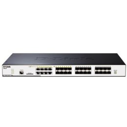 D-Link Switch GS-3120-24SC Managed L3, Rack mountable, SFP ports quantity 16, Combo ports quantity 8, Power supply type Optional