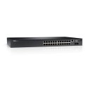 Dell Networking Switch N2024 Managed L3, Rack mountable, 1 Gbps (RJ-45) ports quantity 24, SFP+ ports quantity 2, Power supply t