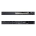 Dell Networking Switch N2024P Managed L3, Rack mountable, 1 Gbps (RJ-45) ports quantity 24, SFP+ ports quantity 2, PoE+ ports qu