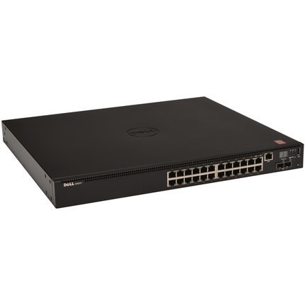 Dell Networking Switch N2024P Managed L3, Rack mountable, 1 Gbps (RJ-45) ports quantity 24, SFP+ ports quantity 2, PoE+ ports qu