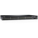 Dell Networking Switch N2048 Managed L3, Rack mountable, 1 Gbps (RJ-45) ports quantity 48, SFP+ ports quantity 2, Power supply t