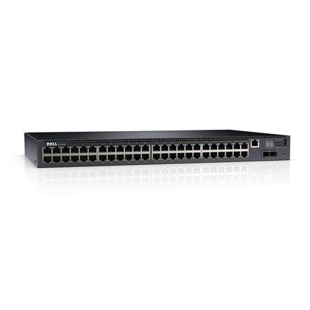 Dell Networking Switch N2048P Managed L3, Rack mountable, 1 Gbps (RJ-45) ports quantity 48, SFP+ ports quantity 2, Stackable