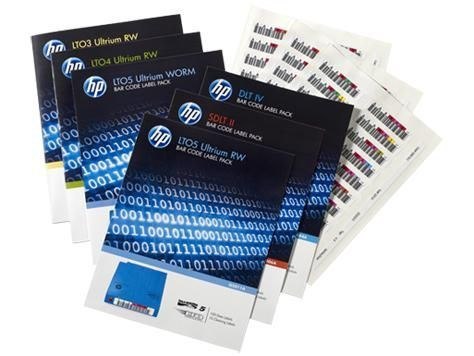 HPE LTO-7 Ultrium RW Bar Code Label Pack 1,26 cm