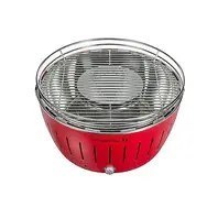 LotusGrill G34 U RD grill Czajnik Węgiel drzewny (paliwo) Czerwony