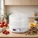 Suszarka do grzybów, warzyw i owoców Esperanza DÉLICATESSE EKD003 (250W; kolor biały)