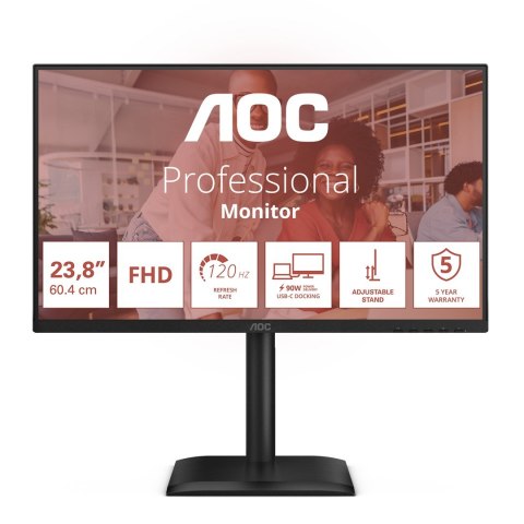 Podstawowy monitor AOC model 24E4CV