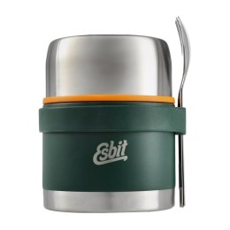 Termos obiadowy Esbit Classic Food Jug with Cutlery Set 0,5L - forest green