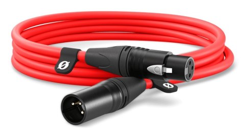 RODE XLR3M-R kabel audio 3 m XLR Czerwony