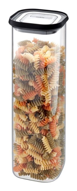 GEFU PANTRY Prostokątny Pojemnik 2,5 l Czarny, Przezroczysty 1 szt.