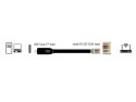 DeLOCK 63912 kabel równoległy Czarny 2 m USB Type-C RJ45