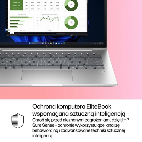 HP EliteBook 6 G1i AI PC Intel Core Ultra 5 225H Laptop 35,6 cm (14") WUXGA 16 GB DDR5-SDRAM 512 GB SSD Wi-Fi 6E (802.11ax) Wind