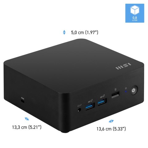 MSI Cubi NUC 1MG-014BEU Mini PC Czarny 100U Intel SoC