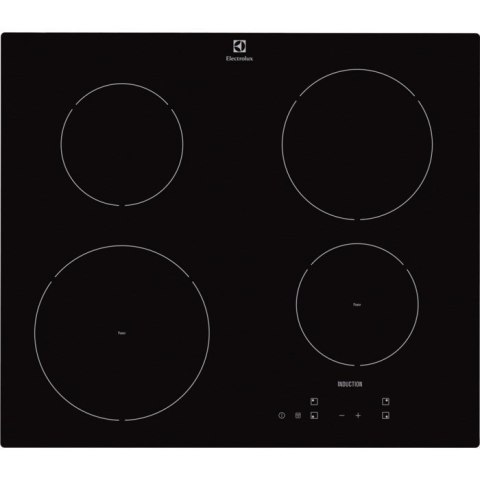 Electrolux Hob EHH6240ISK Induction, Number of burners/cooking zones 4, Black, Display,