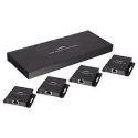 Lindy 38155 przedłużacz KVM Nadajnik i odbiornik