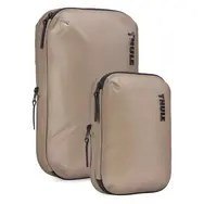 Thule | Compression Cube Set, Small/Medium | Packing Cube | Gentle Beige