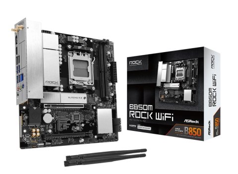 Asrock B850M Rock WiFi AMD B850 Gniazdo AM5 micro ATX