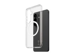 Etui CARE marki PanzerGlass z serii Urban Explorer, przezroczyste z białym elementem Qi, do nowego Samsunga Galaxy S26 | PanzerG