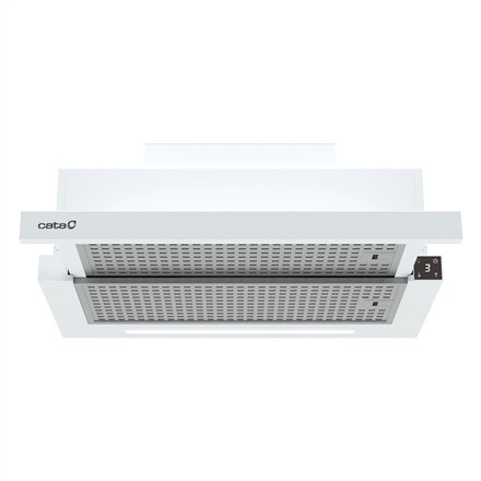 Okap teleskopowy CATA CAMPANA TFH 6830 GWH Klasa efektywności energetycznej A+++ Szerokość 60 cm 795 m3/h Sterowanie dotykowe DO