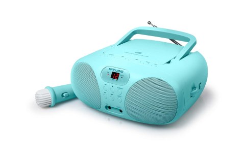 Muse MD-203 KB przenośny system stereo Analogowy FM Niebieski