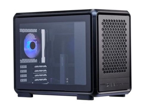 Cooler Master MasterFrame 400 Mesh PC-Gehäuse, Midi-Tower, Micro-ATX, ARGB, Tempered Glass - schwarz