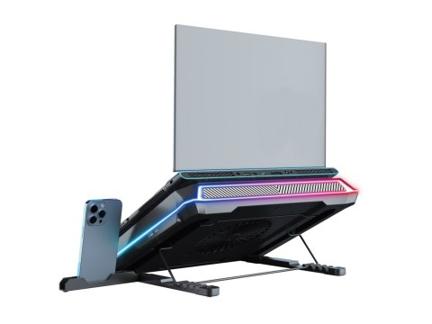 Conceptronic THYIA04B podkładka chłodząca do laptop 48,3 cm (19") 1700 RPM Czarny