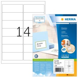 HERMA 4678 etykiety adresowe Biały
