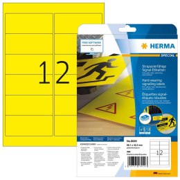 HERMA 8029 etykiet do nadruku Żółty Samoprzylepne etykiety do drukowania