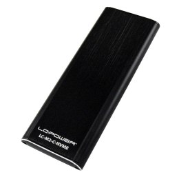 LC-Power LC-M2-C-NVME obudowa do dysków twardych Obudowa SSD Czarny M.2