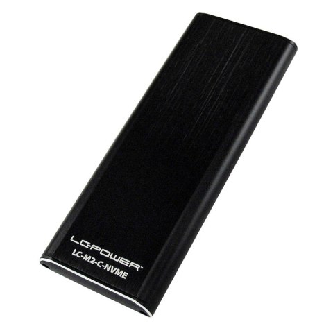 LC-Power LC-M2-C-NVME obudowa do dysków twardych Obudowa SSD Czarny M.2